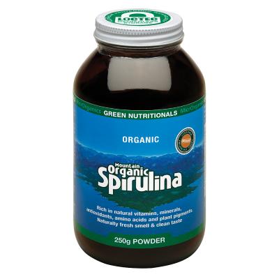 Green Nutritionals Mountain Organic Spirulina Powder 250g